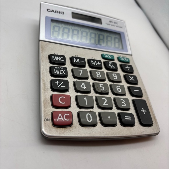 Casio MS-80S Two Way Power Solar Digital Calculator - Picture 2 of 11